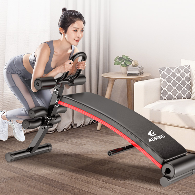 Beauty waist machine ABS fitness equipment Household multi-functional supine plate exercise exercise roll abdominal sit-up auxiliary device