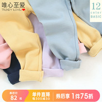 唯心 至 至 plus velvet leggings ILoveJ2020 winter new girl warm basic pants JRWLE09