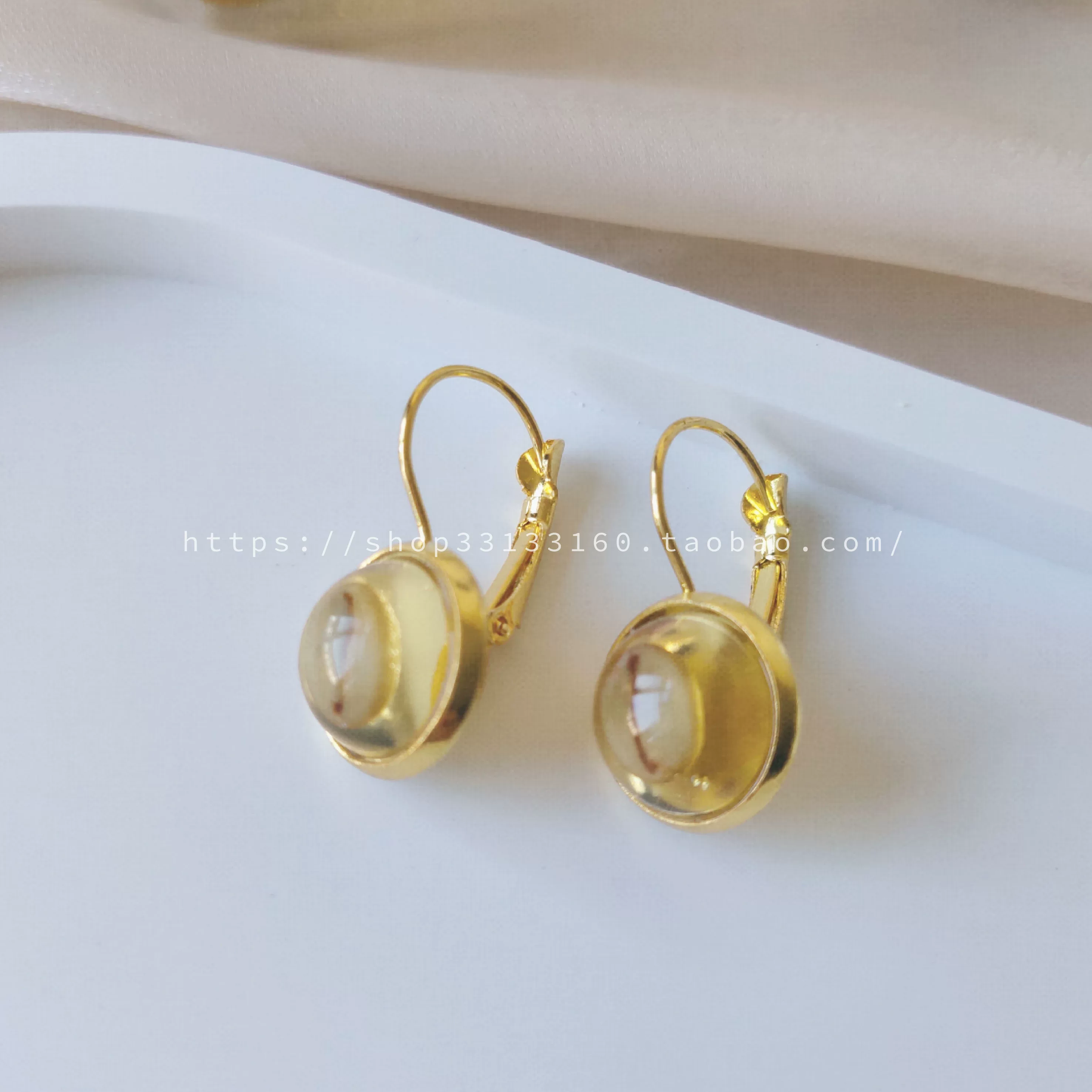 [Кофейные бобы французское ушное крючок] Оригинальные handmade нишевые украшения кофе-алхимик