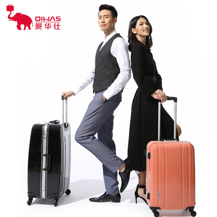 OIWAS20 24 inch universal wheel pure PC trolley luggage men and women fashion business boarding suitcase 6081
