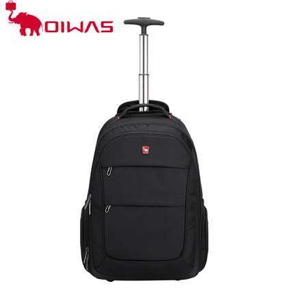 OIWAS Men's Business Backpack Pull-on Bag 15 6 Inch Computer Double Shoulder Pull-on Box Women's School Bag 4318