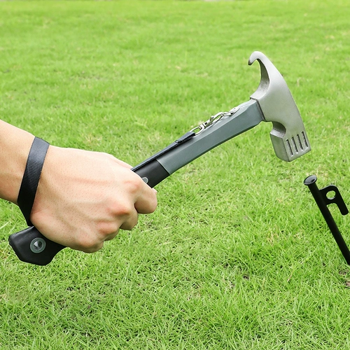 Дорожная универсальная палатка для кемпинга, навес, ветрозащитный молоток с аксессуарами, фиксаторы в комплекте