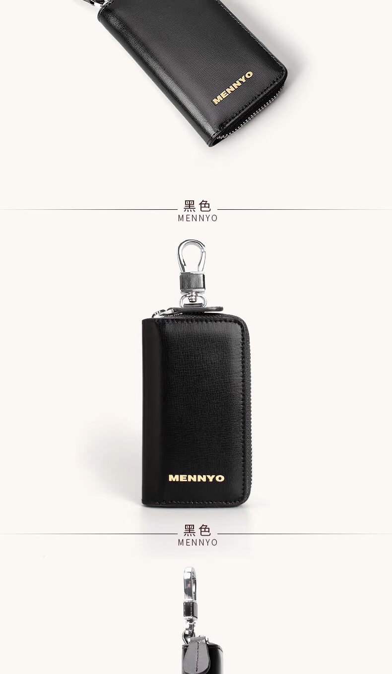 Manu key bag nam da đa chức năng Ý ví da đồng xu kinh doanh thẻ đơn giản gói thắt lưng treo túi khóa - Trường hợp chính ví móc chìa khóa nam da thật