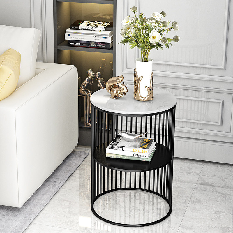 Bed head cabinet edge a few bedrooms small table minimalist modern net red light lavish sofa side cabinet small tea table corner a few-Taobao