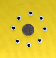 [Движение глаза] 10 мм с задним клеем (100 вход)