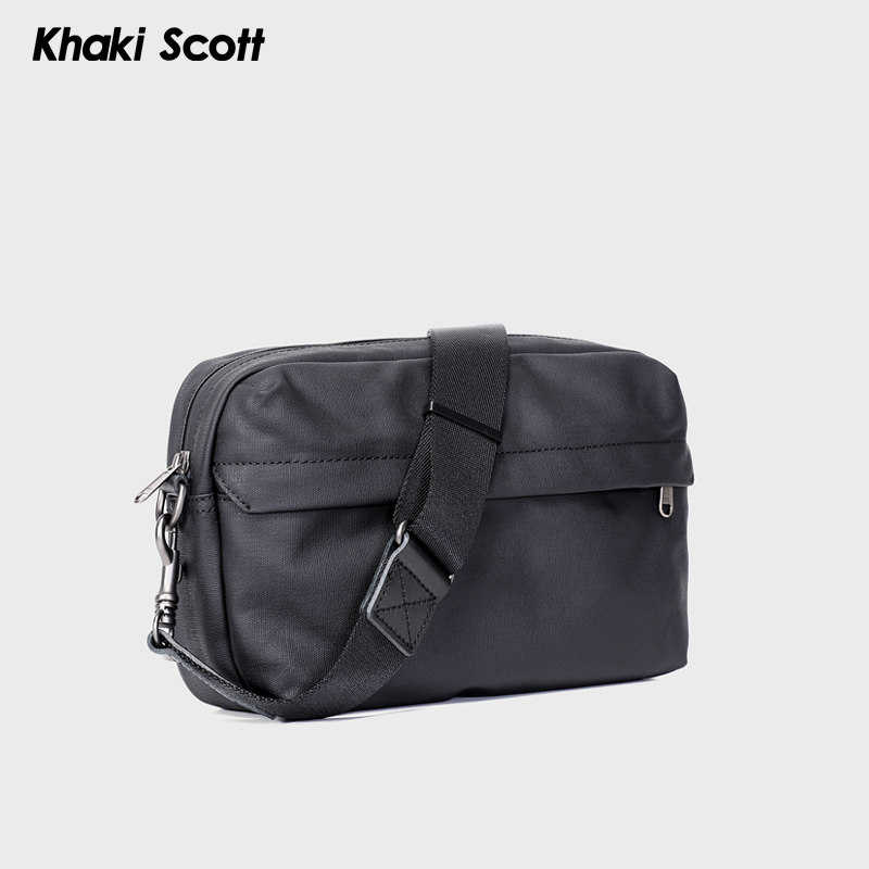 khaki scott new fashion brand casual ins messenger bag retro shoulder bag men's functional canvas tooling bag