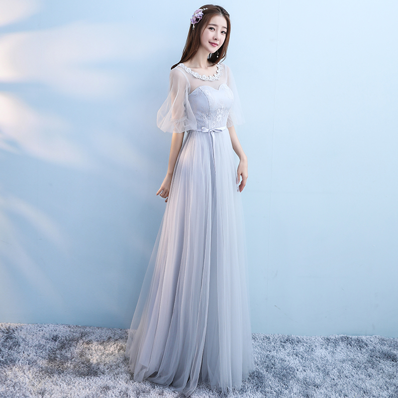 Robe de soirée manchon de cloche - Ref 3212756 Image 3