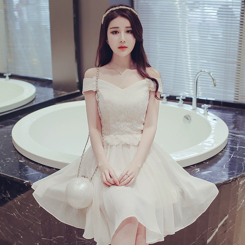 Вечернее платье, летнее короткое платье подружки невесты для школьников