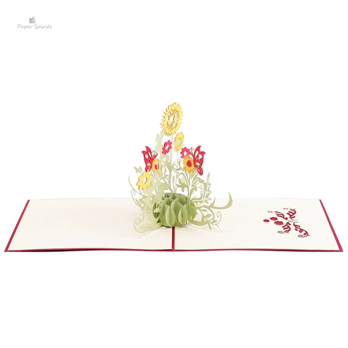 Трехмерная открытка на день матери, карточки для письма, в 3d формате