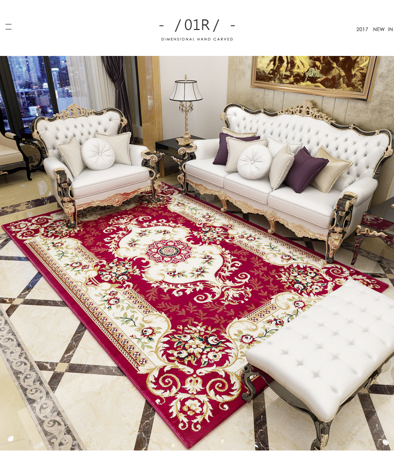 Đông Thắng Thảm Continental Mỹ Phòng Khách Sofa Thảm Ngủ Cạnh Giường Đầy Đủ Cửa Hàng Tòa Nhà Dày Lên Bàn Cà Phê Mat thảm trải giường