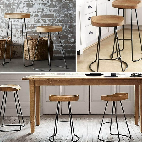 Бар Стул Современный Минималистский твердый твердый дерево скандинавский стул с норм -табурет творческий креативный кофейня бар бар стул стул стул