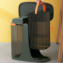 Light Extravagant Living Room Trash Can Creativity Transparent Handheld Tea Water Barrel Tea Tea Table Garbage Filter Waste Water Barrel Tea Residue Barrel