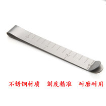 Metal Sewing Curl Clip Sewing Clip 3 Inch Measuring Ruler Quilted Clip Parched Cloth Solid Mark DIY Tool Ruler