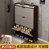 Light Extravagant Ultra Slim Shoe Cabinet New 2021 entrance Home doorway Valgus Bucket Type Small Outdoor type Guan Guan Balcony Locker