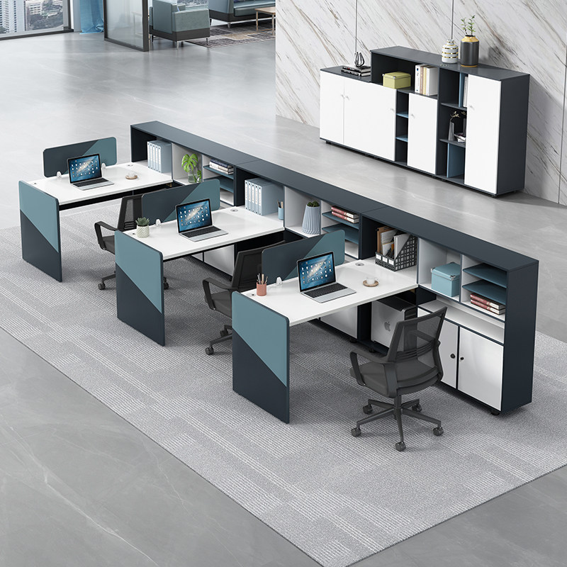 Lidian staff office Table Table and Chair combination Financial Table 2 4 6 office office furniture computer staff table