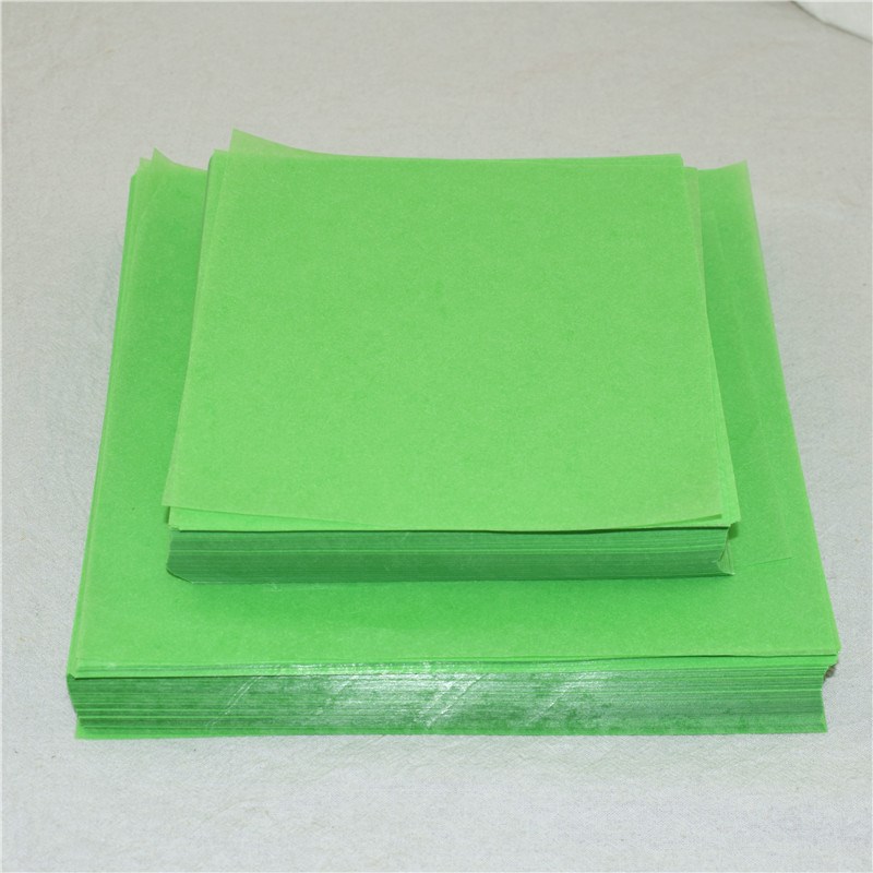 Green Cake Mat Pan Paper Snack Fries Bread Tray Paper Fried Food Refreshments Pad Paper Grease Baking Bacon Paper-Taobao