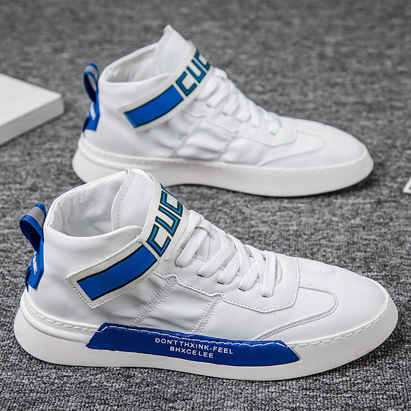 2019 new net red high-top men's shoes Korean version of the trend fashion all-match sports casual board shoes men's autumn aj1