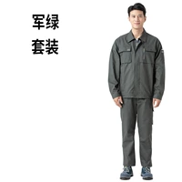 Военный зеленый [73514 Цветная молния] Весна и осенний костюм