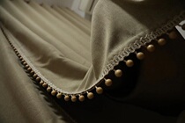 Flower Accessories Natural Log Wood Beads Lace Webbing Decoration With Curtain Head Curtain Window Yarn Splicing Side Parquet Lace