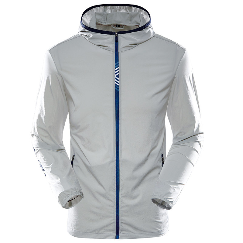 Ultra Slim Fit Jacket Men's Body Sunscreen Summer Light Skinny Jacket Skin Clothing Casual Men Sunscreen Breathable