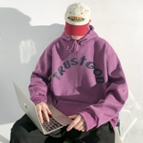 Спортивная трендовая толстовка с капюшоном для отдыха для влюбленных, в американском стиле, оверсайз