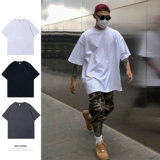 Tide, черная хлопковая приятная телу футболка с коротким рукавом для влюбленных