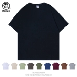 Tide, черная хлопковая приятная телу футболка с коротким рукавом для влюбленных