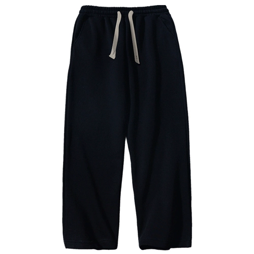 Спортивные баскетбольные штаны для школьников для отдыха, свободный прямой крой