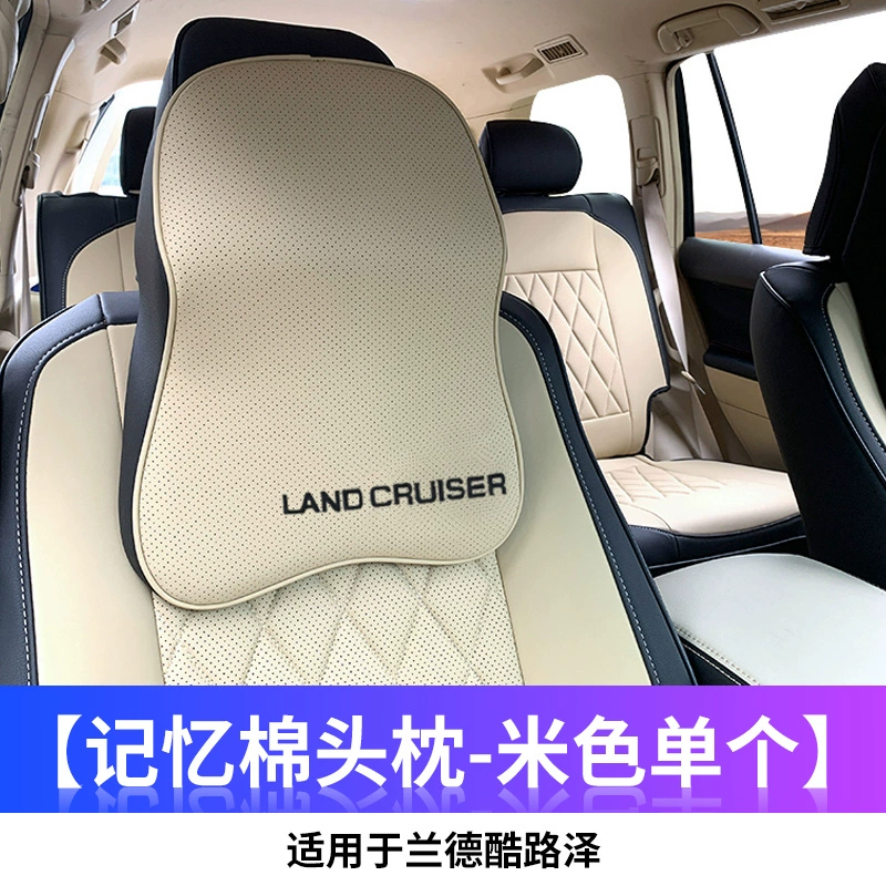 Thích hợp cho tựa đầu Land Cruiser, gối cổ Land Cruiser, sửa đổi nội thất tựa đầu mút hoạt tính của xe hơi Prado dán đổi màu xe ô tô 