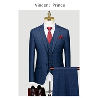 Barez Blue (костюм+жилет+брюки)