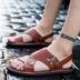 Dép nam mùa hè 45 xu hướng sử dụng kép Giày đi biển cho nam 46 sandal 48 yard sandal da giản dị 47 phiên bản Hàn Quốc của giày thủy triều giày thể thao Sandal