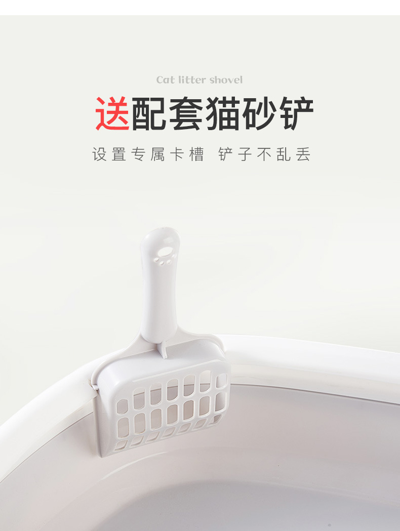 Mèo xả rác nhà vệ sinh mèo lớn mèo cung cấp cho mèo phải đóng kín nồi cát chống mùi khử mùi mèo - Cat / Dog Beauty & Cleaning Supplies lược chải lông poodle