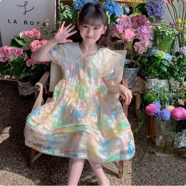 【Clearance Sale, Buy More for Better Deals】Girls' Summer Dress 2026 New Model Princess Dress for Girls — 11