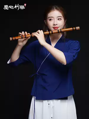 Zhan Wenbing collection Bitter bamboo flute Boutique flute Bamboo flute Professional performance level horizontal flute Beginner refined musical instrument