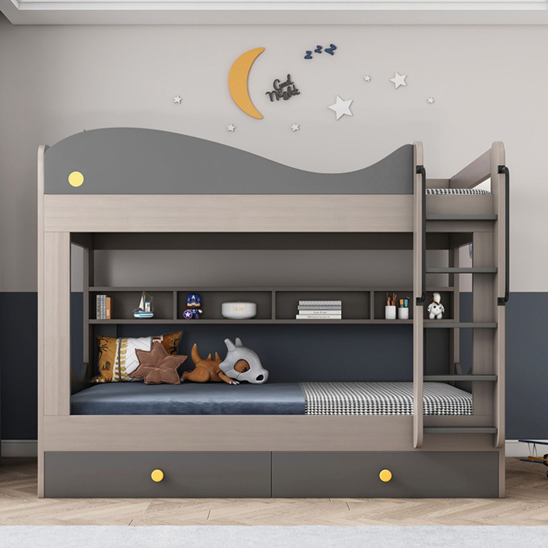 Bunk Bed, Double-Decker Bed, Small Apartment Children's Bed, Apartment Use, Adult Two-Story High-Low Bed, Same-Width Parallel Bunk Bed Bunk Bed, Double-Decker Bed, Small Apartment Children's Bed, Apartment Use, Adult Two-Story High-Low Bed, Same-Width Parallel Bunk Bed