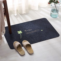 Qiya door mat Door mat Door bedroom Kitchen absorbent non-slip mat Bathroom foyer foot mat customization