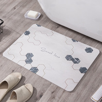 Qiya natural diatom mud floor mat Bathroom bathroom doormat Diatom mud mat Absorbent quick-drying bathroom non-slip mat
