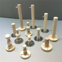 Clothing store adhesive hook wall hanging clothes hook childrens clothing store shelves single hook womens solid wood hanger display rack