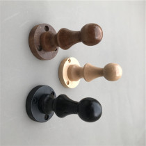 Clothing store adhesive hook wall hanging clothes display rack childrens clothing store point hanging hanger wooden retro single hook