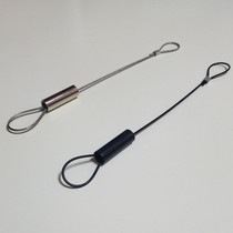 Clothing store hanging steel wire ring black hanging hanger display rack hanging rack adhesive hook chain shop hanging chain