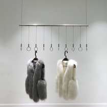 Clothing store hanger hanging clothes hanging ring ceiling hanging hanger Wall hanger pole womens clothing store decoration shelf