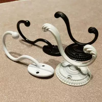 European-style clothes hook wall-mounted wall coat hook Wardrobe hanger door back clothes hook Clothing store wall single hook