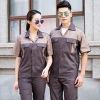 Железный серой с короткими рукавами в сочетании с хаки