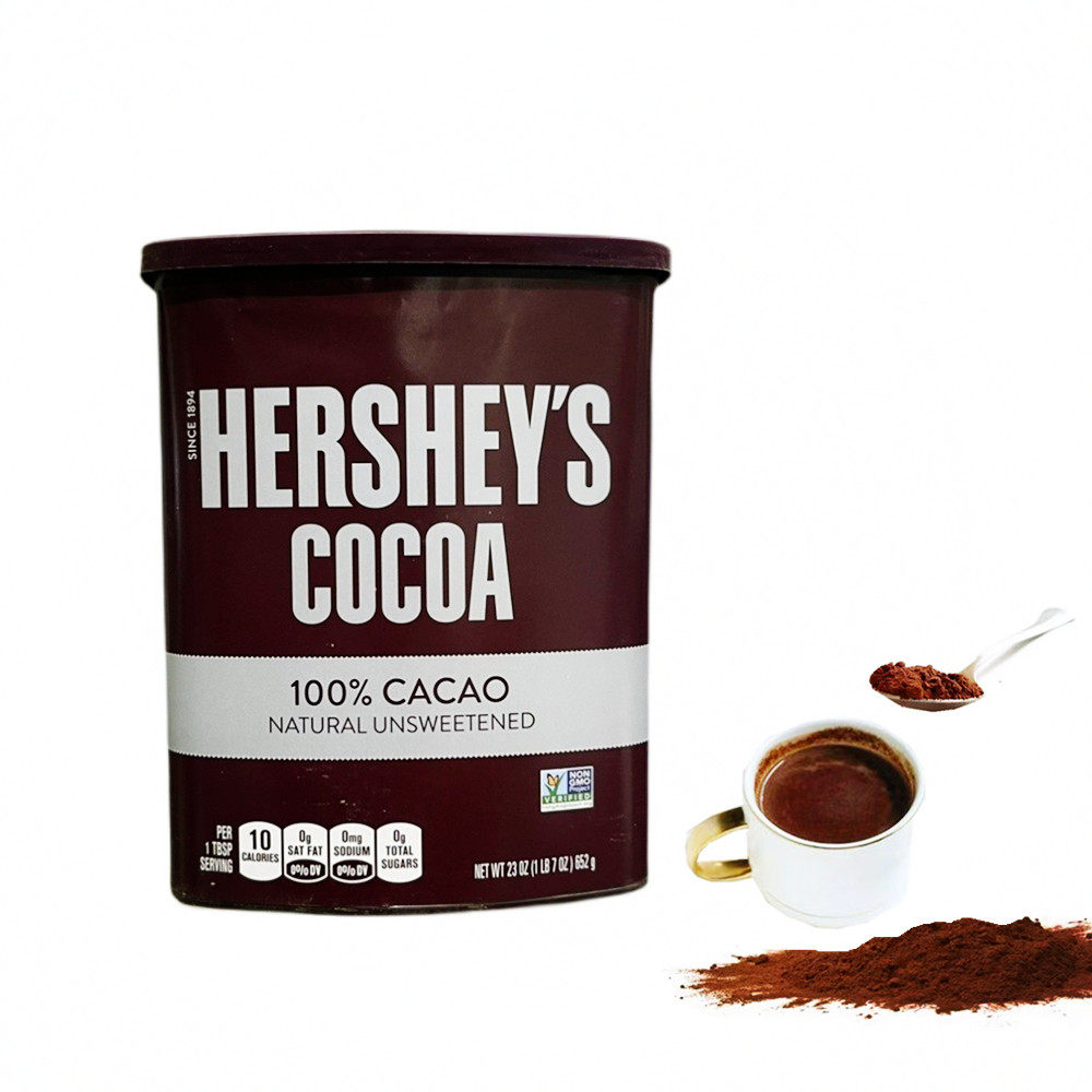 Hershey low-sugar cocoa powder 226g imported alkalized cocoa chocolate cake biscuits edible decoration baking brewing beverage
