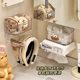 Cute wall-mounted hairband storage artifact hair accessories headband headband box hair ring hair clip shark clip jewelry storage rack