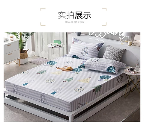 Bông trang bị bụi bông ruffle tay áo một mảnh 1,8 mét 1.2m1.5 không trượt bedspread Simmons bảo vệ tay áo tùy chỉnh - Trang bị Covers