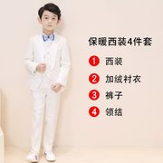 trẻ em mới nhỏ phù hợp với trẻ em hoa mới ăn mặc chàng trai phù hợp với bé trai đàn piano hiệu suất phù hợp với Hàn Quốc phiên bản của mùa xuân và mùa thu.