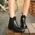 Giày đi mưa nữ ống ngắn Giày đi mưa nữ mùa xuân và mùa thu thời trang dành cho người lớn Giày chống trượt Hàn Quốc thấp giúp giày cao su mưa hai mang