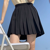 Черная мини-юбка, 42см