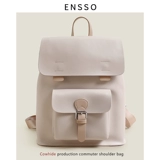 ENSSO Mac, ноутбук, рюкзак, сумка через плечо, вместительный и большой ранец для школьников, 14 дюймов, из натуральной кожи, подходит для студента